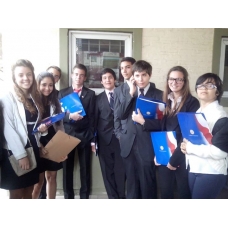 Alumnos participaron en el "V Modelo de Naciones Unidas"